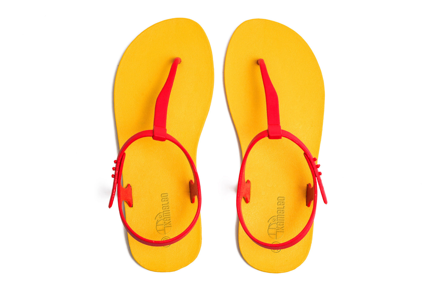 Saily Yellow Sole Red Strap