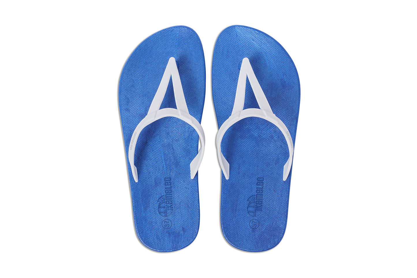 Eiffel Blue Sole White Strap