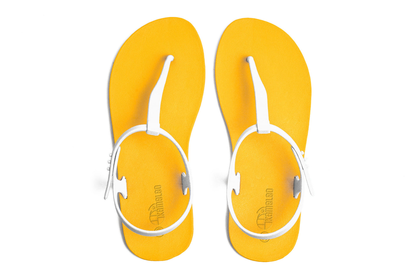 Saily Yellow Sole White Strap