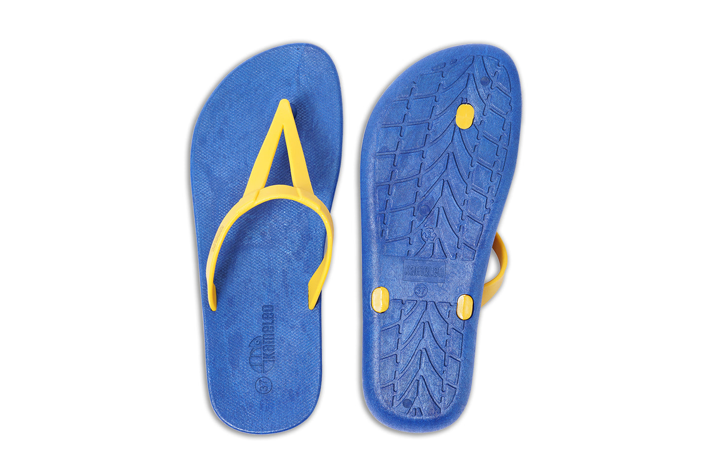 Eiffel Blue Sole Yellow Strap