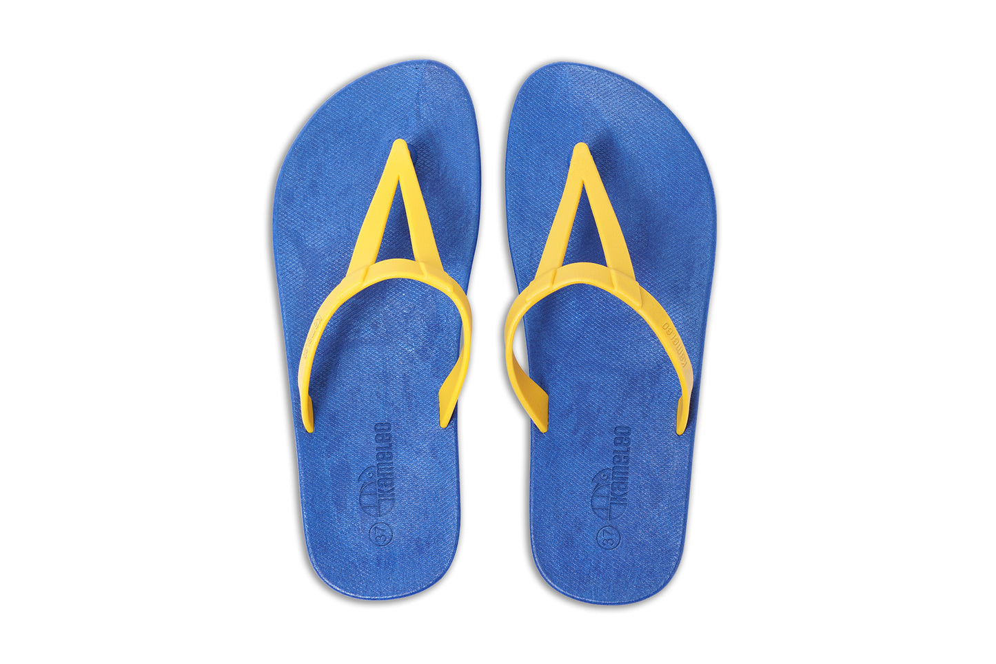 Eiffel Blue Sole Yellow Strap