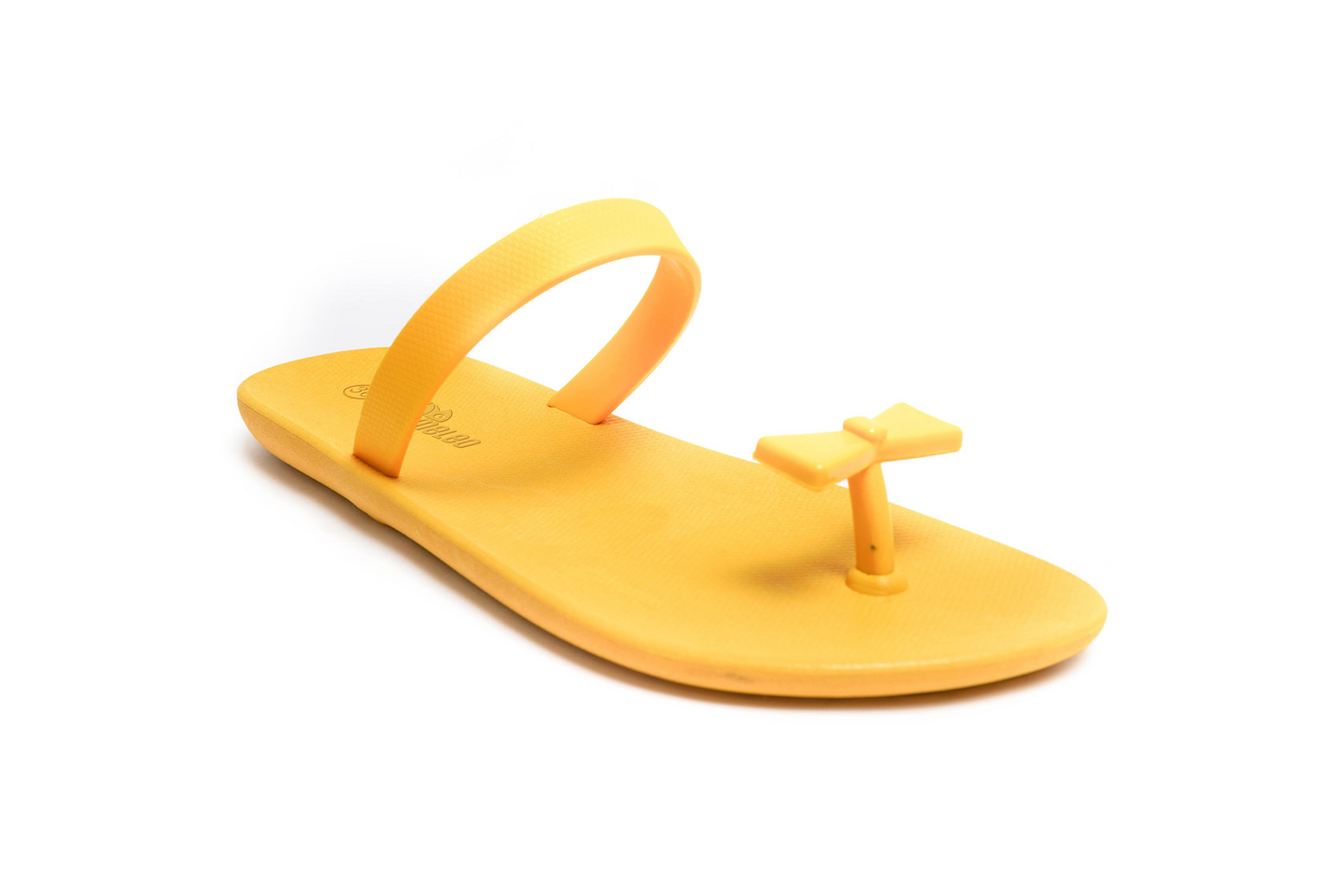 Poppi Bow Yellow Sole Yellow Strap