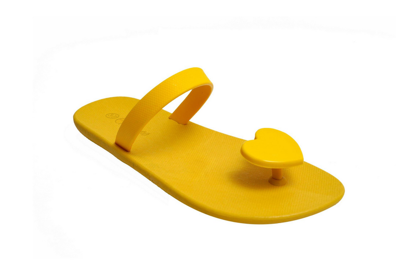 Poppi Heart Yellow Sole Yellow Strap