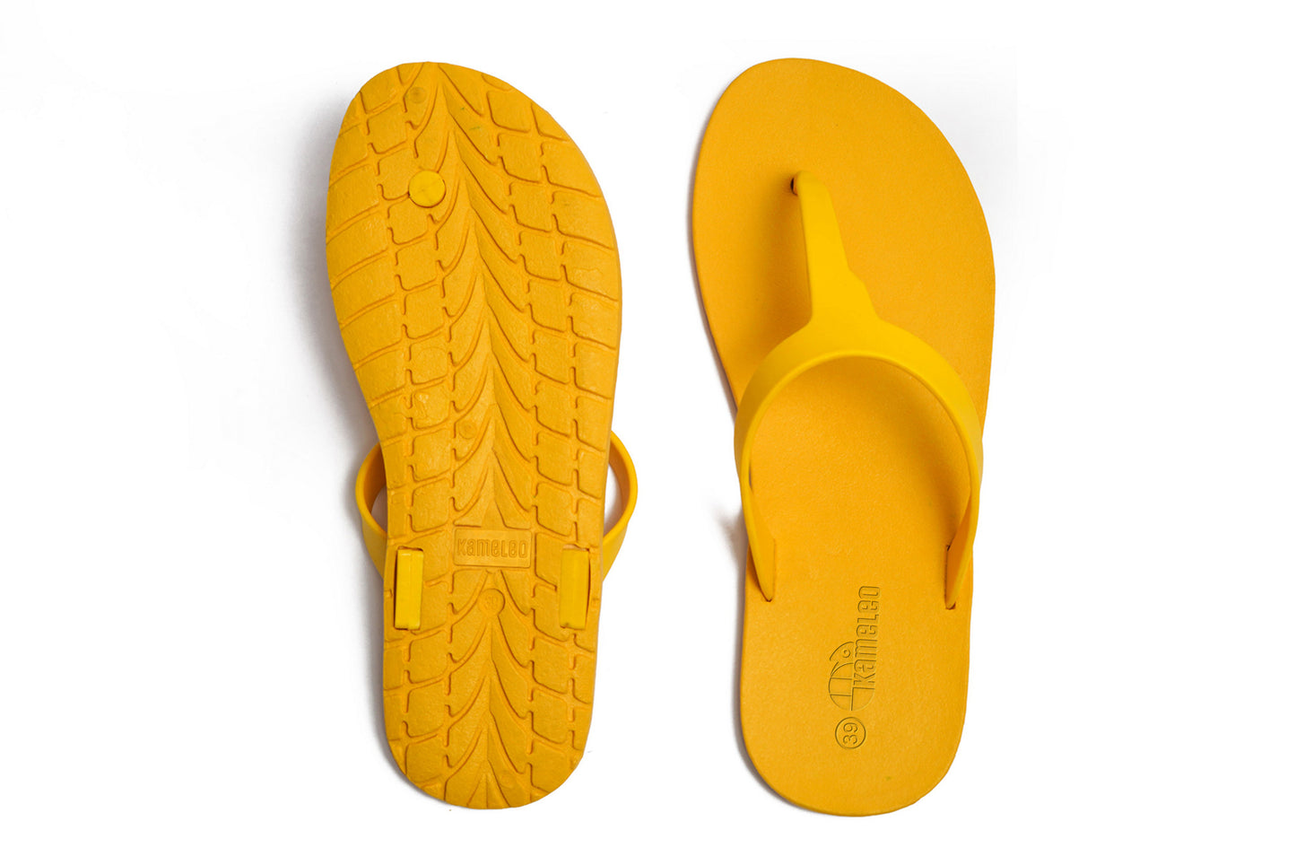 Thongs Yellow Sole Yellow Strap