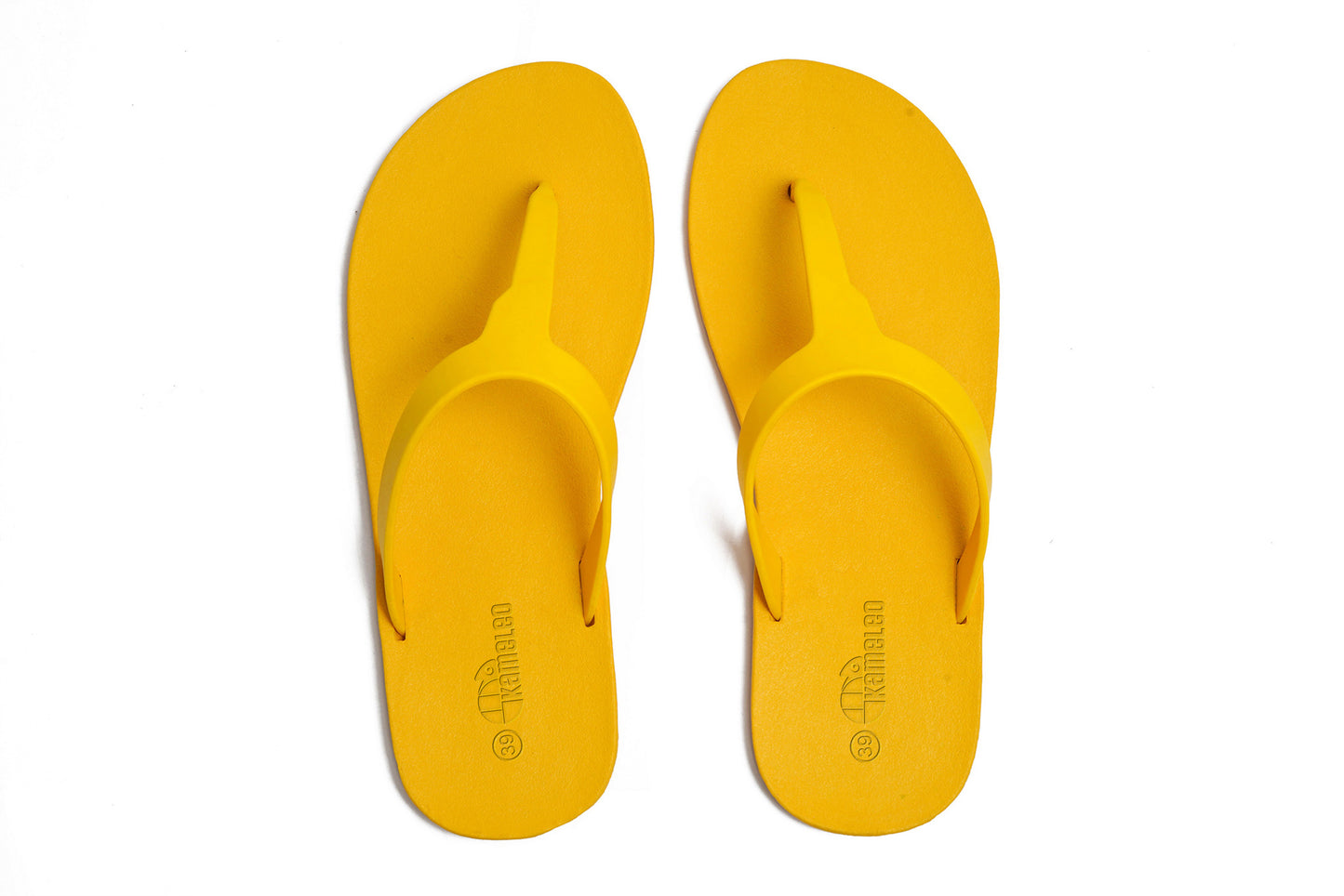 Thongs Yellow Sole Yellow Strap