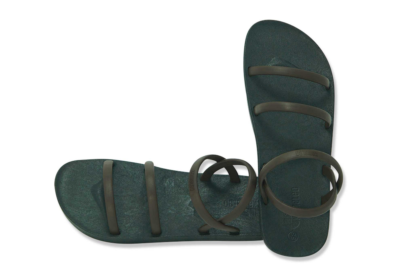 Twin Slim Black Sole Brown Strap