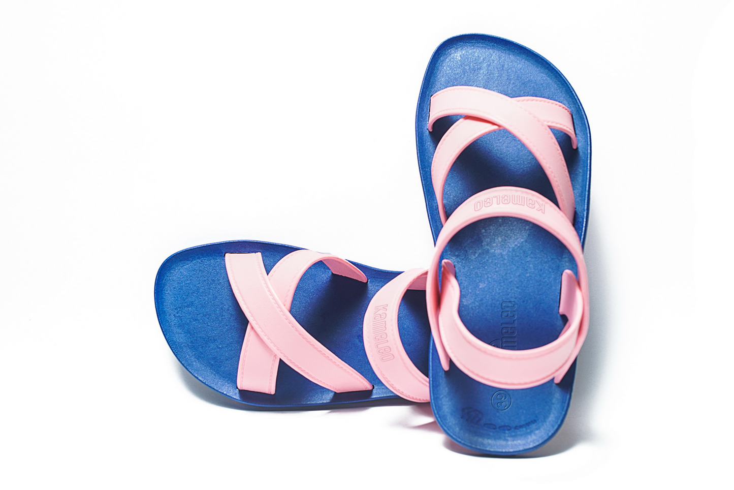 Cross Plus Blue Sole LightPink Strap
