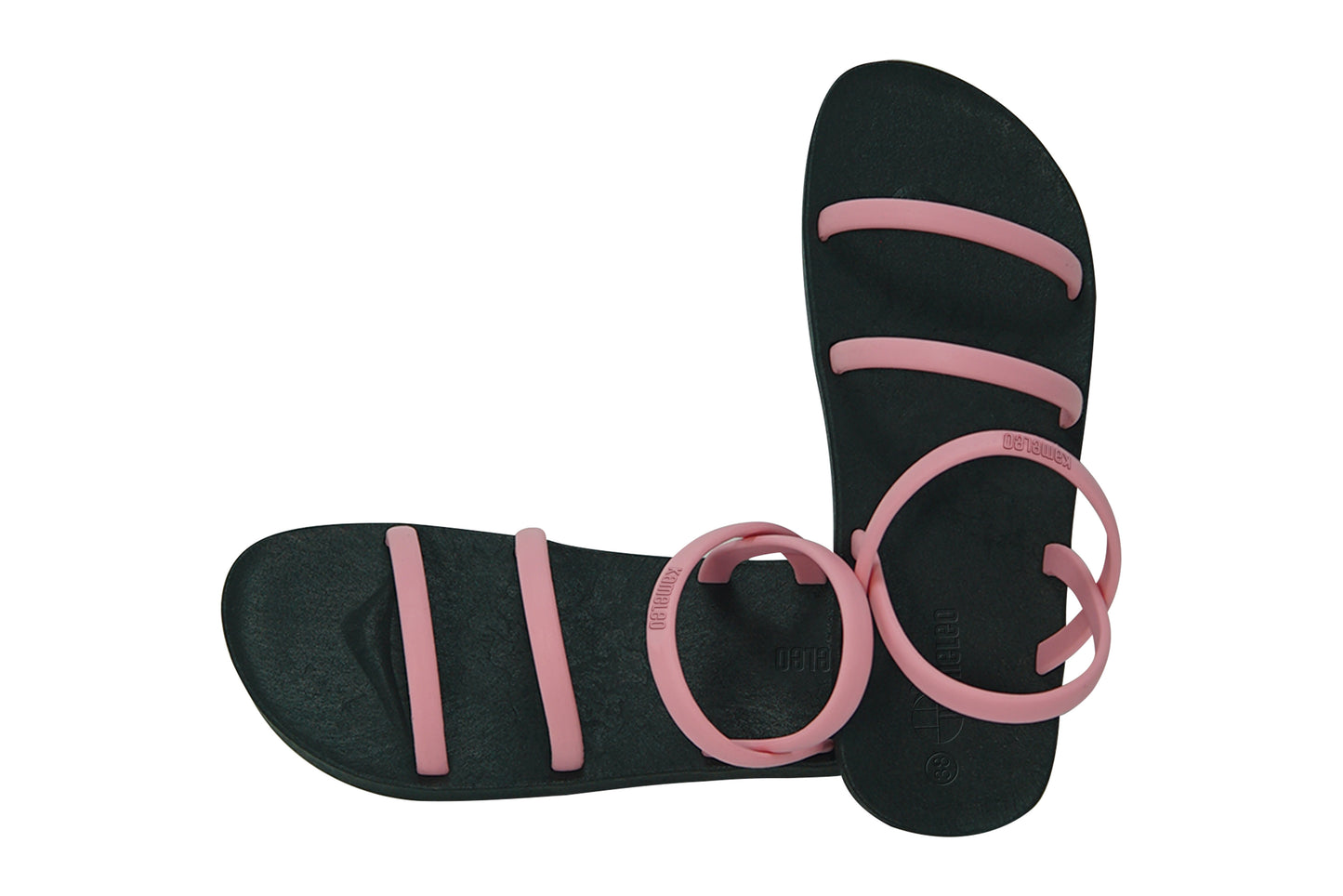 Twin Slim Black Sole LightPink Strap