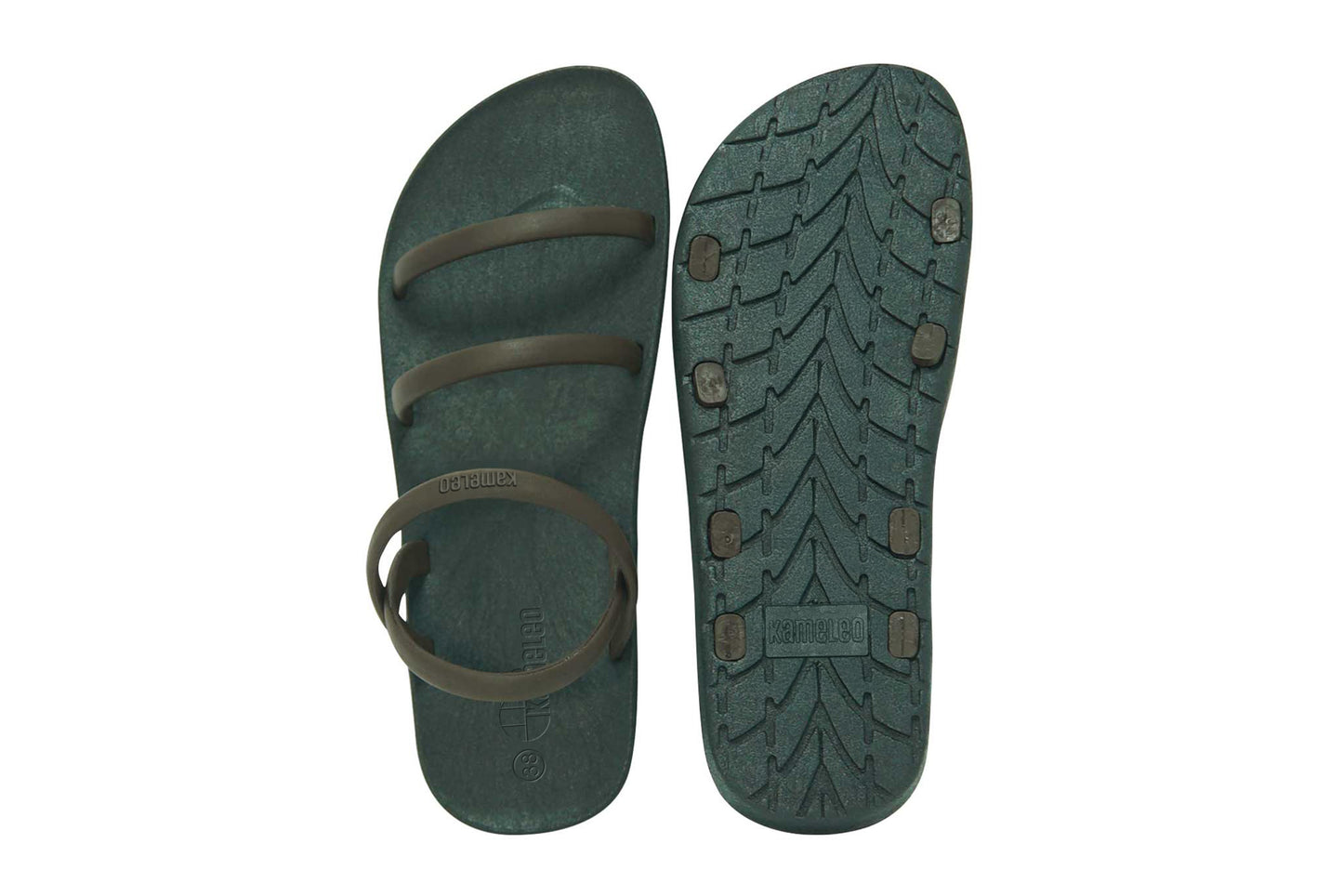 Twin Slim Black Sole Brown Strap