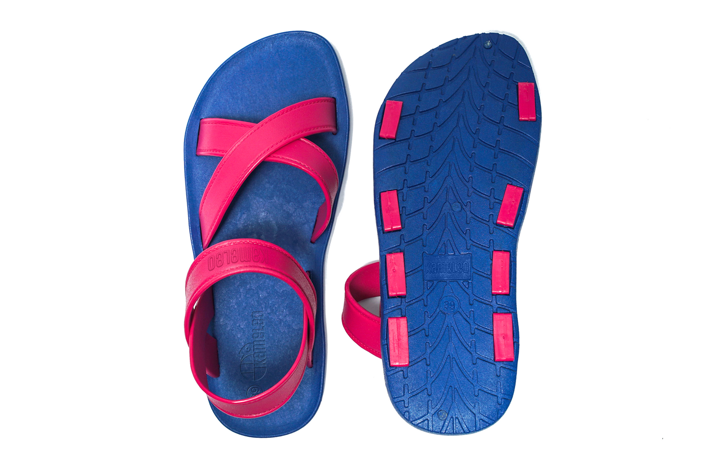 Cross Plus Blue Sole Pink Strap