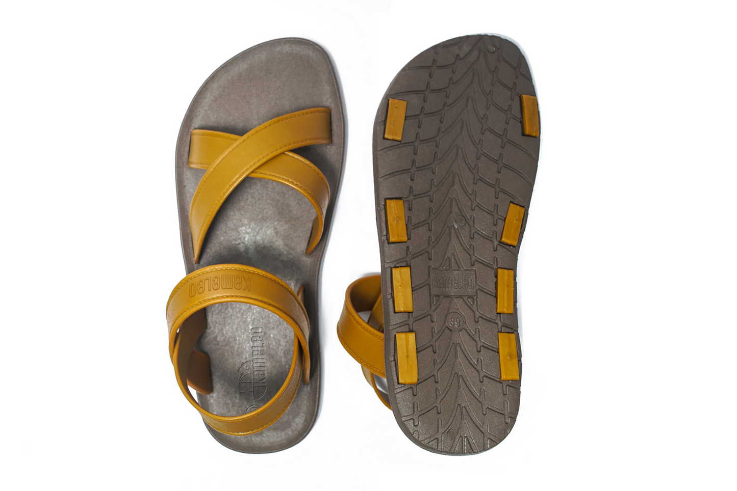Cross Plus Brown Sole Caramel Strap