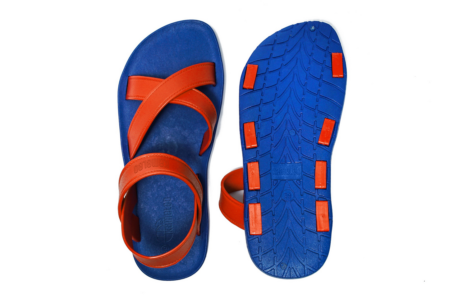 Cross Plus Blue Sole Orange Strap