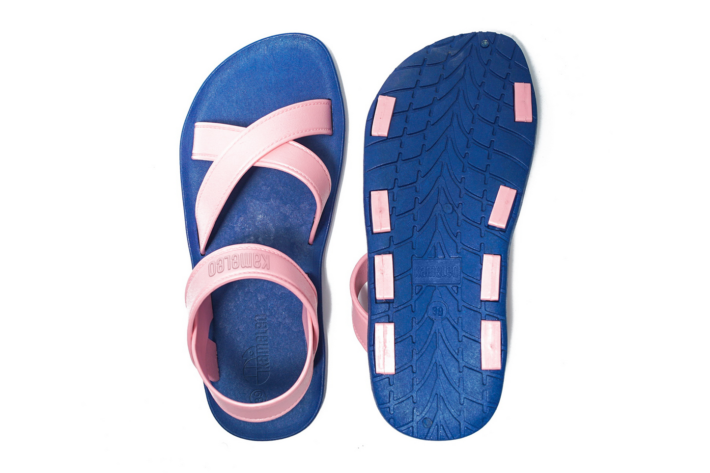 Cross Plus Blue Sole LightPink Strap