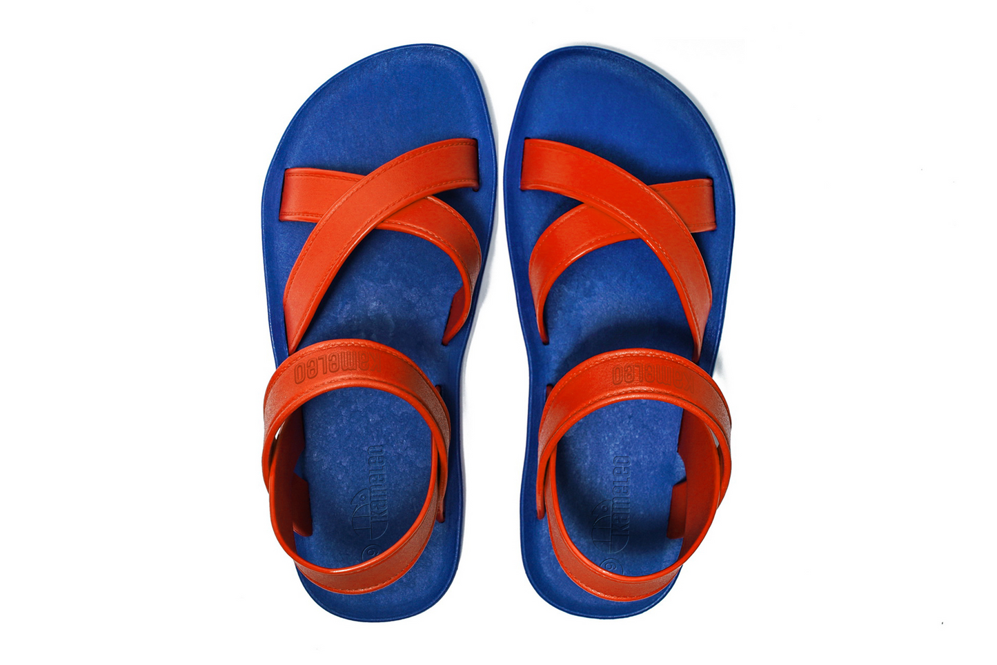 Cross Plus Blue Sole Orange Strap