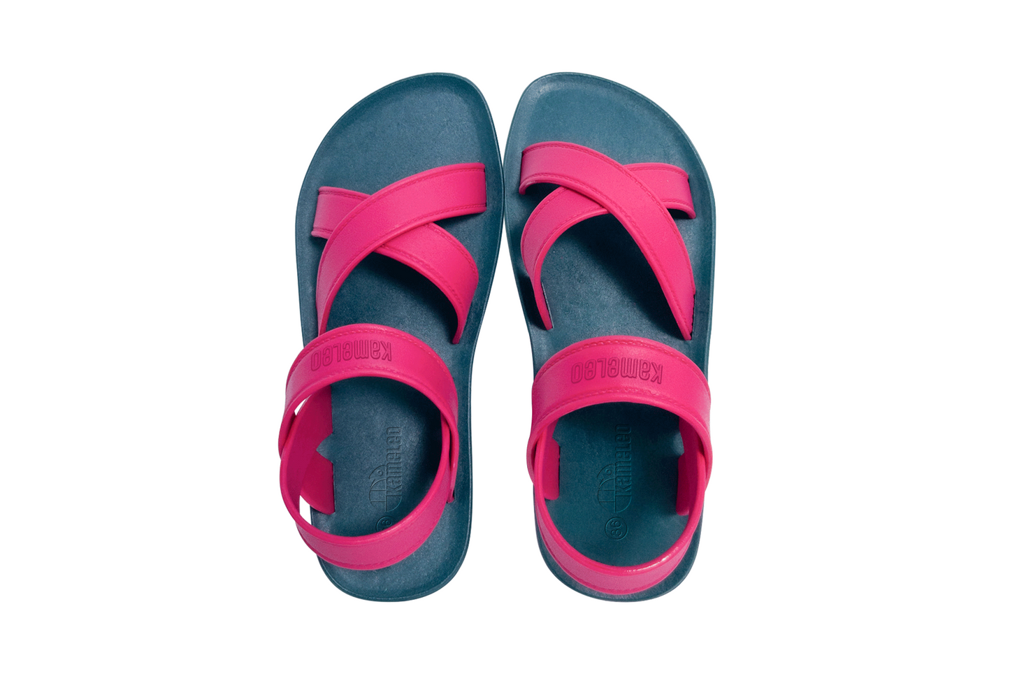 Cross Plus Green Sole Pink Strap