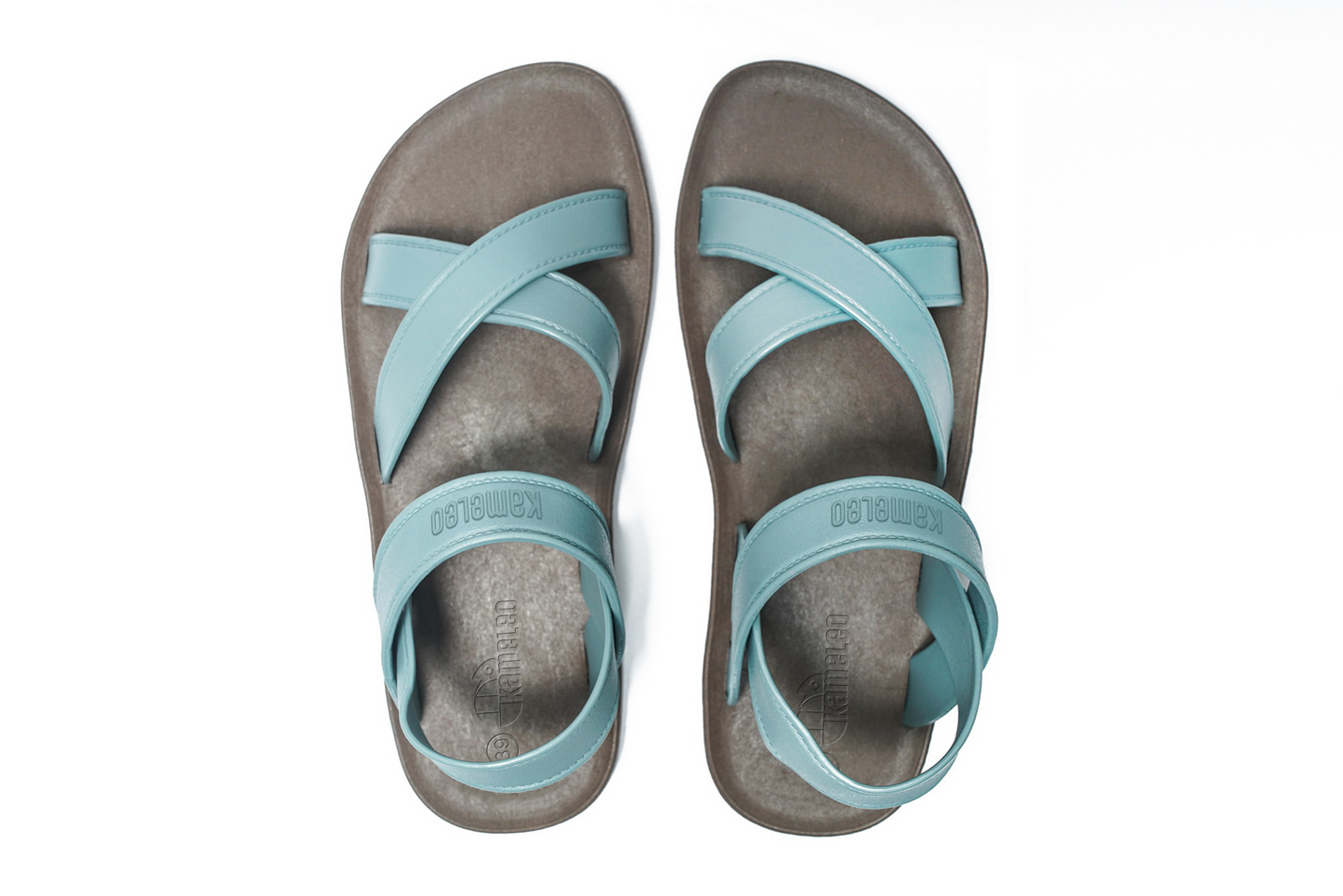 Cross Plus Brown Sole Grey Strap
