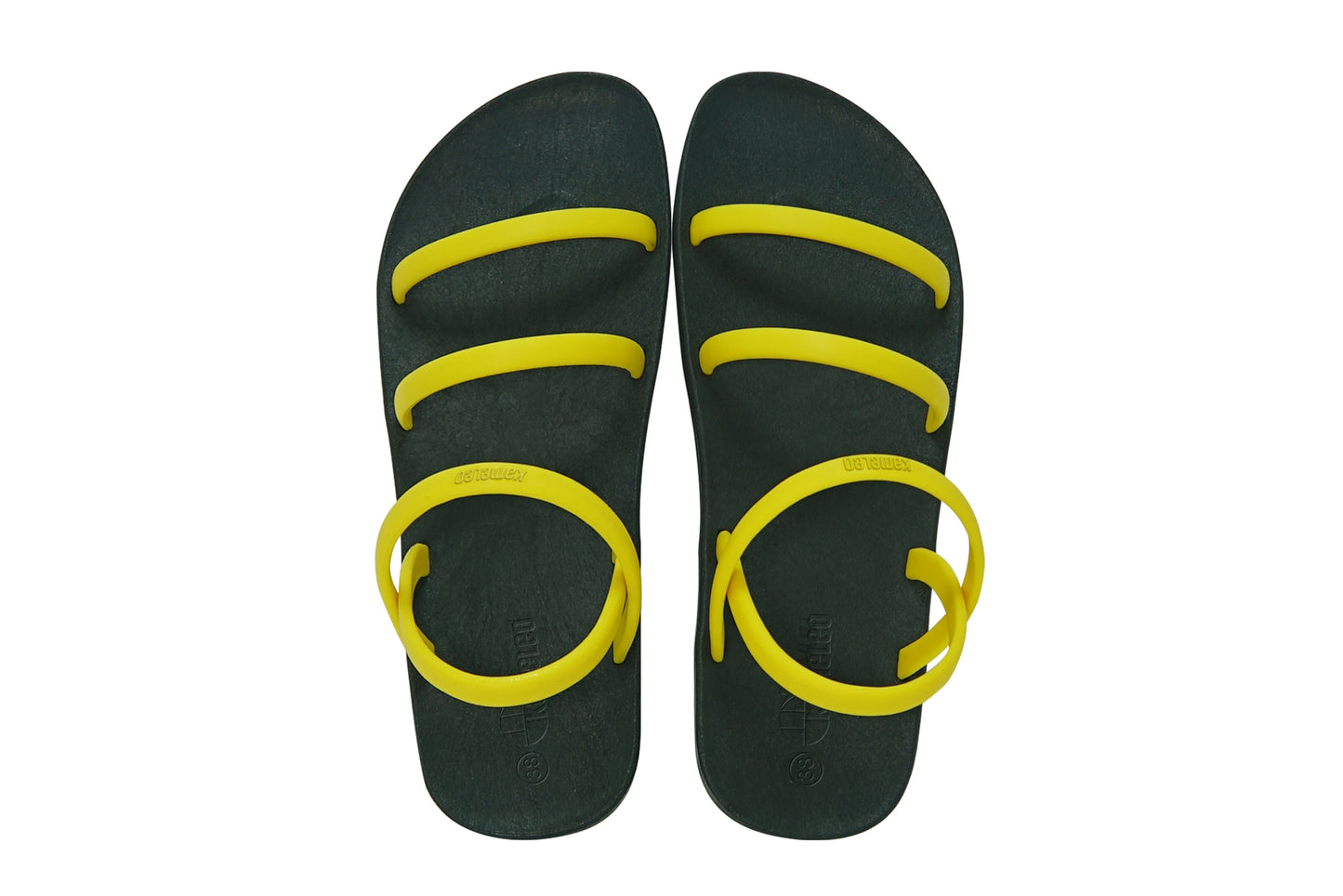 Twin Slim Black Sole Yellow Strap
