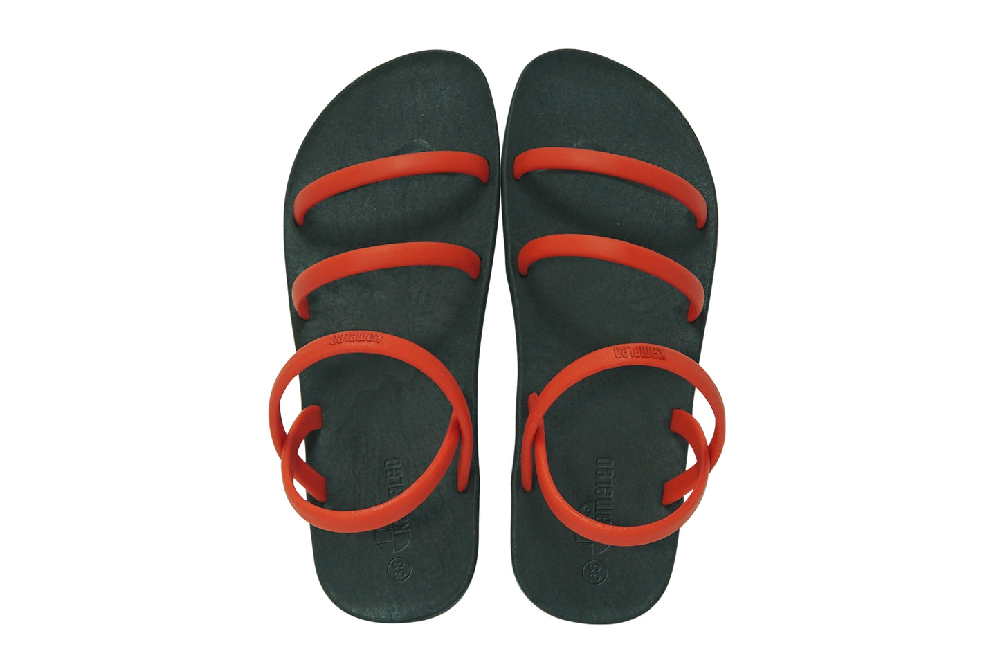 Twin Slim Black Sole Red Strap