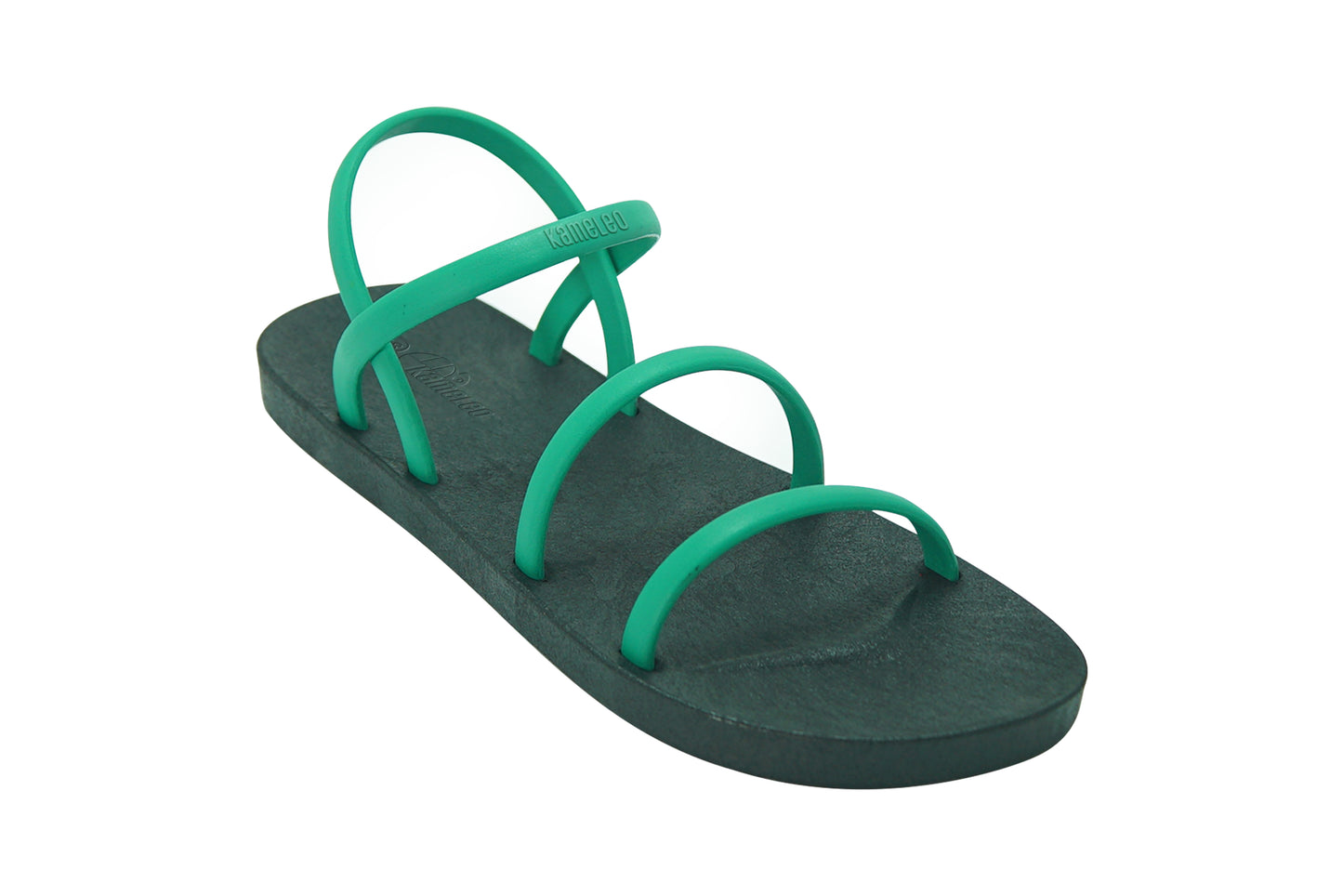 Twin Slim Black Sole Green Strap