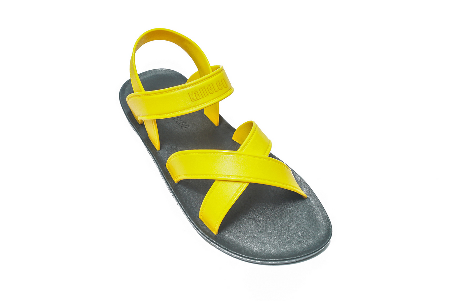 Cross Plus Black Sole Yellow Strap