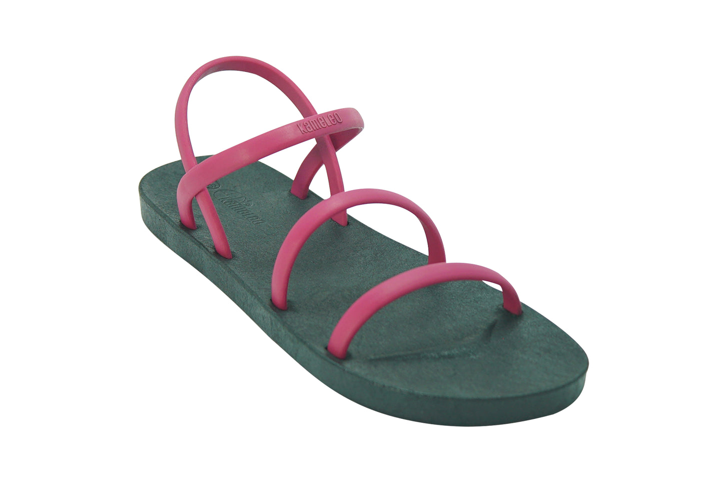 Twin Slim Black Sole Pink Strap