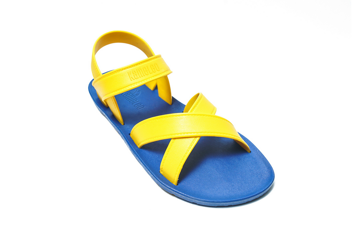 Cross Plus Blue Sole Yellow Strap