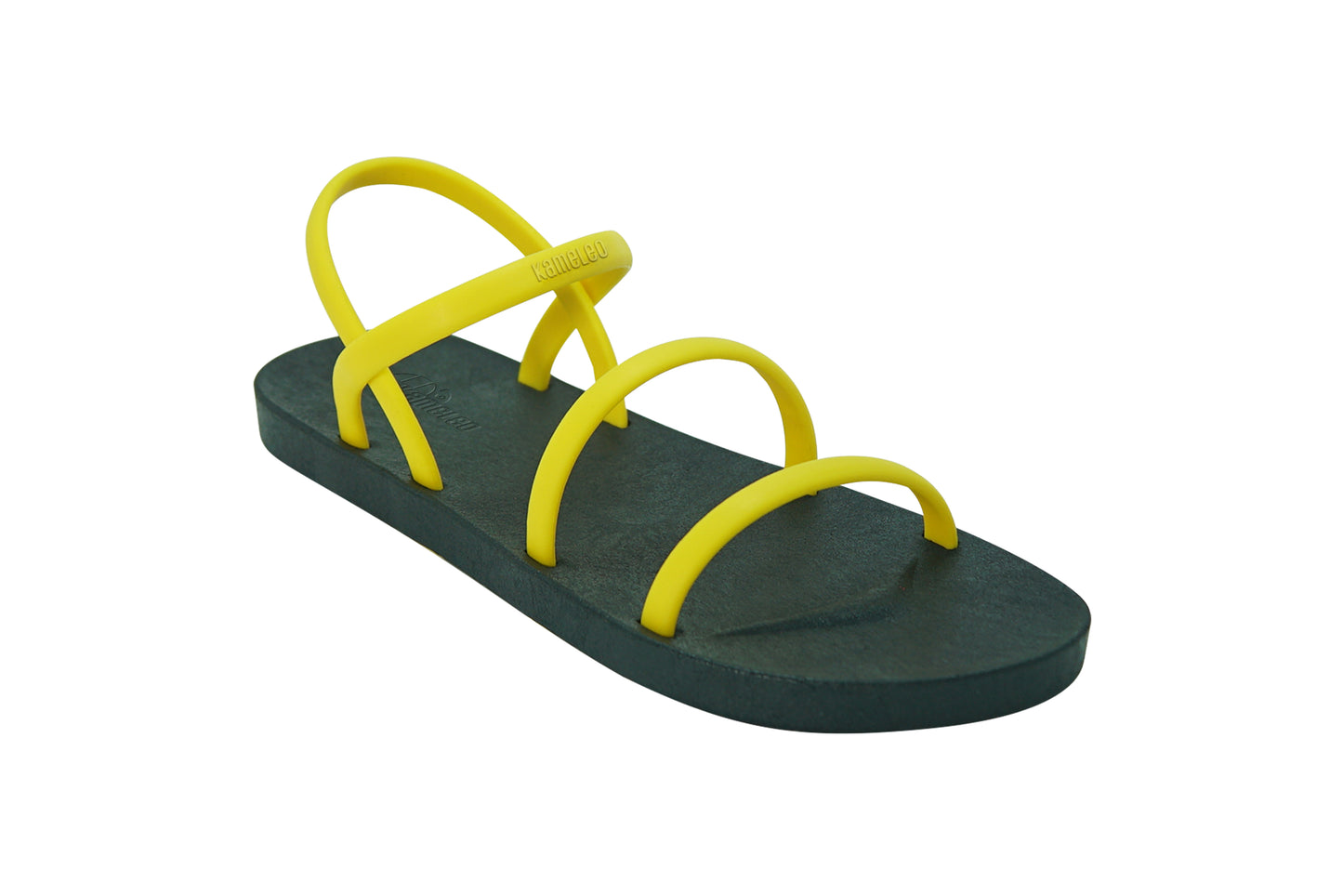 Twin Slim Black Sole Yellow Strap