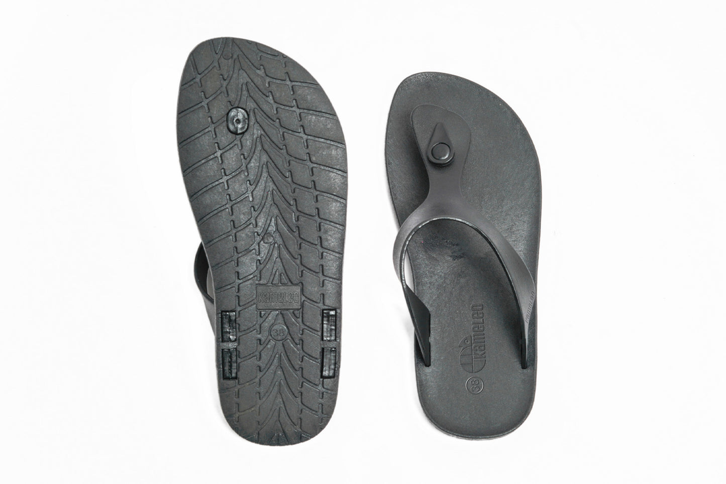 Candy Black Sole Black Strap