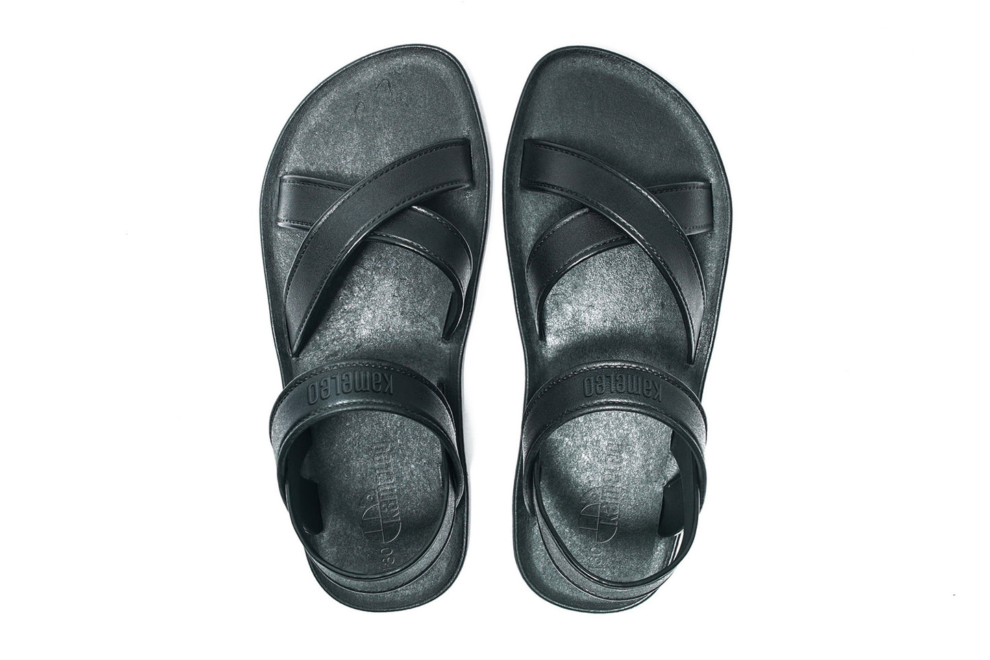 Cross Plus Kids Black Sole Black Strap