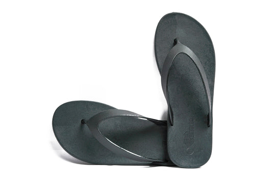 Flippy Black Sole Black Strap