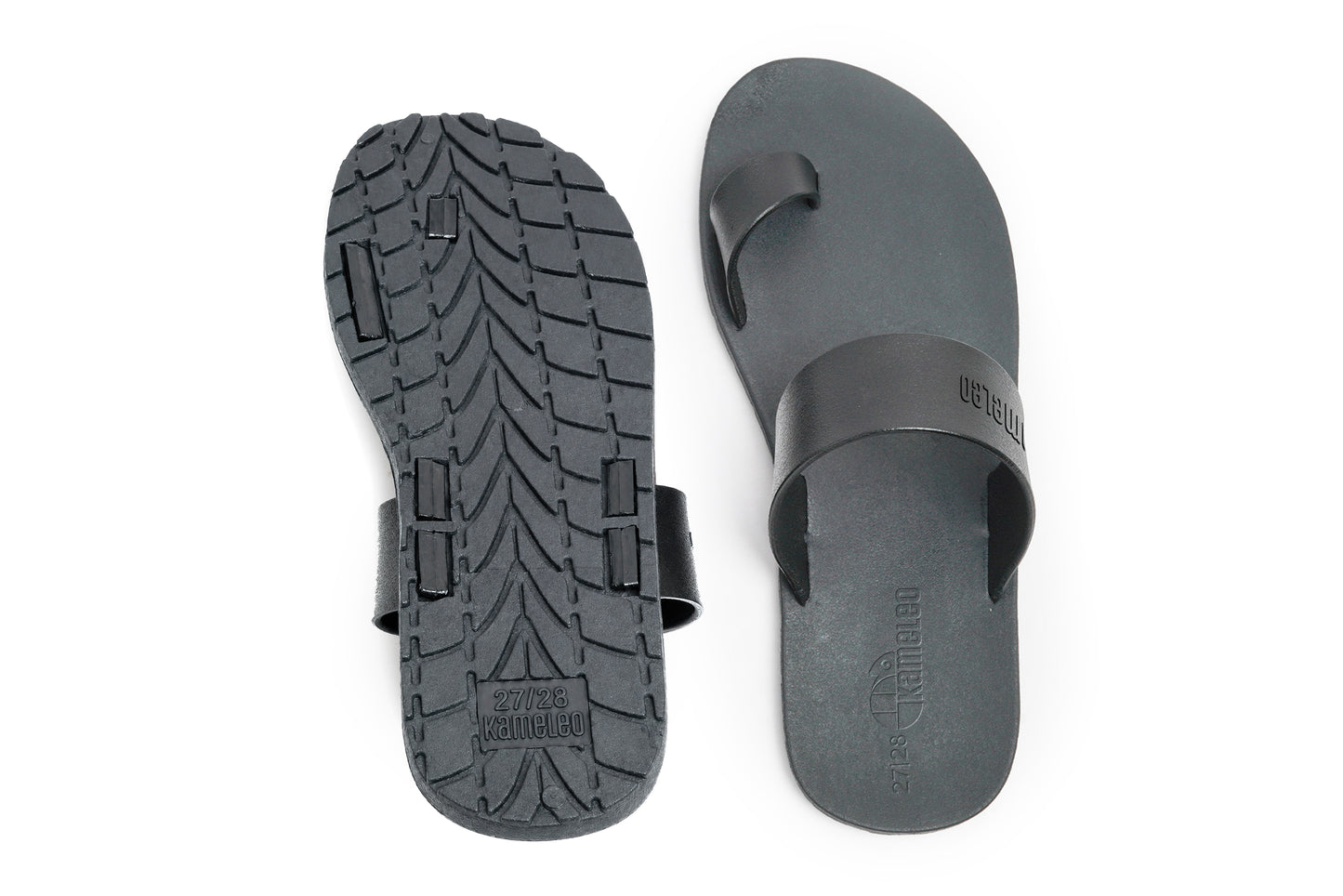Pop Thumb Kids Black Sole Black Strap