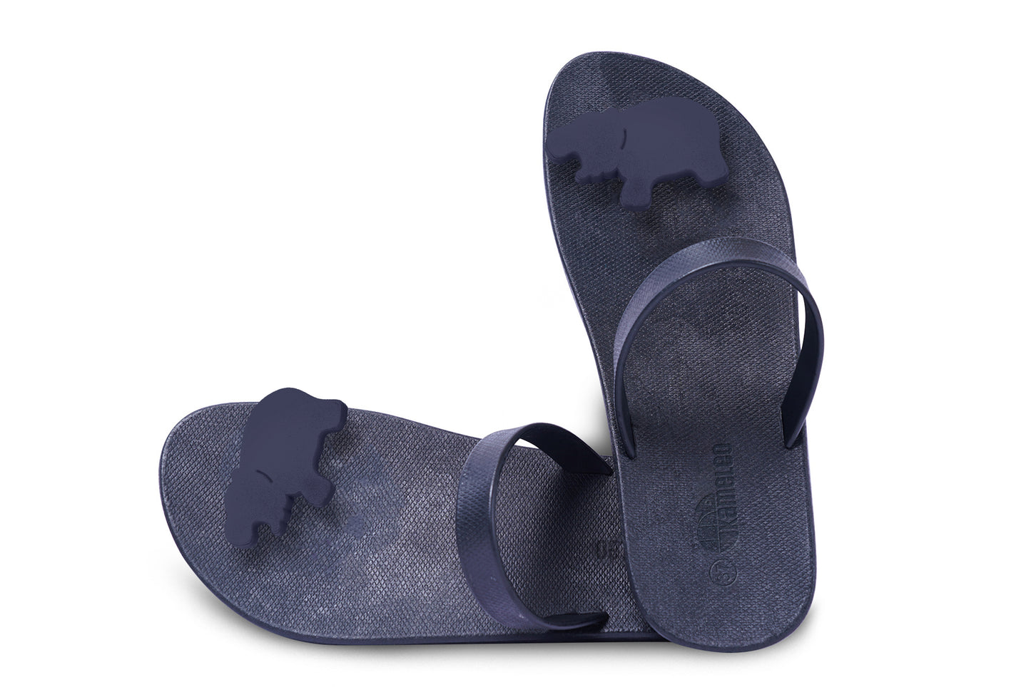 Poppi Hippo Black Sole Black Strap