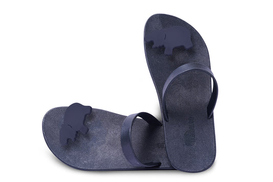 Poppi Hippo Black Sole Black Strap