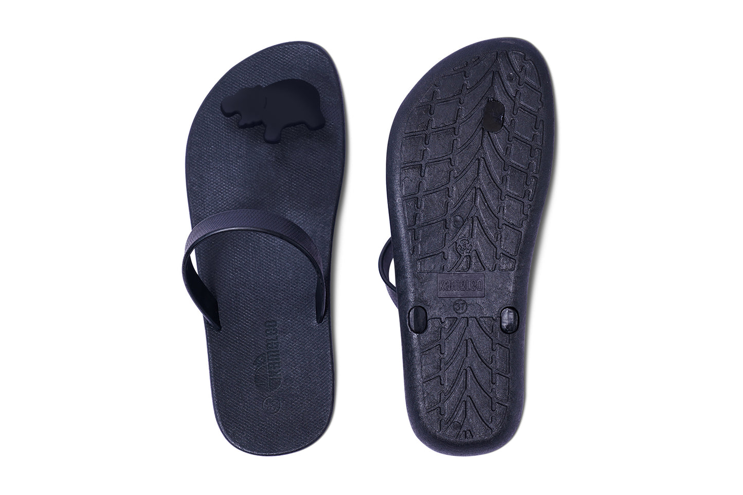 Poppi Hippo Black Sole Black Strap