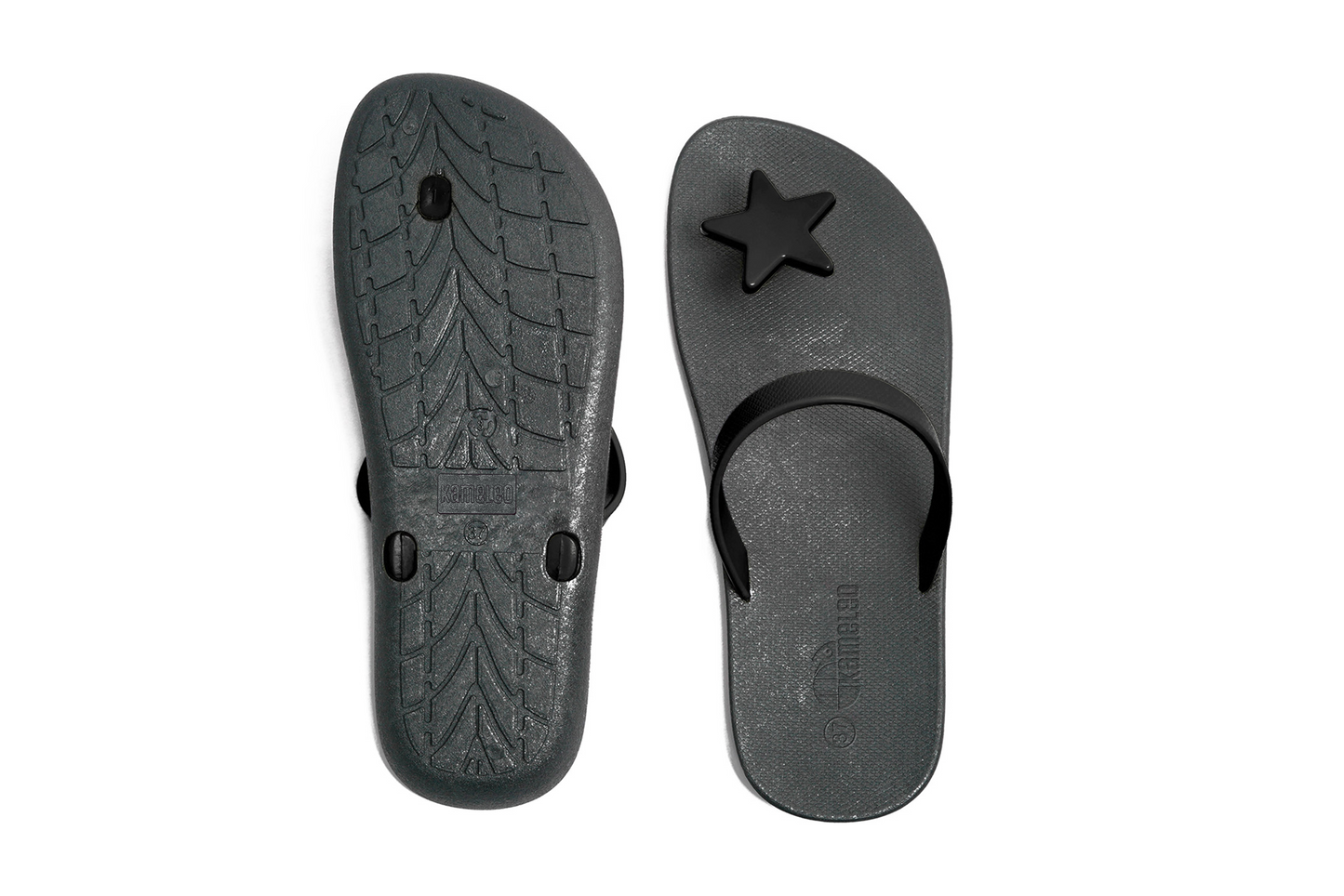 Poppi Star Black Sole Black Strap