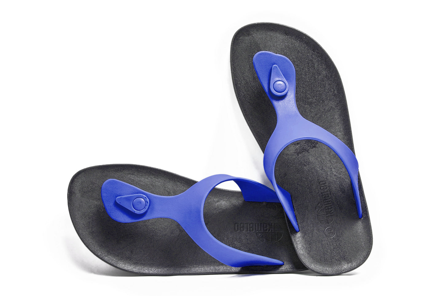 Candy Black Sole Blue Strap