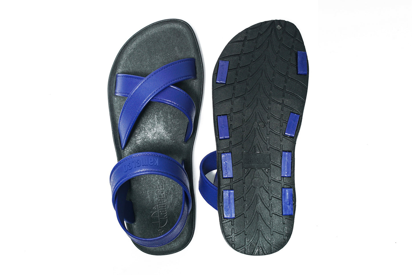 Cross Plus Kids Black Sole Blue Strap