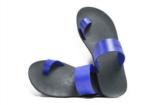 Pop Thumb Black Sole Blue Strap