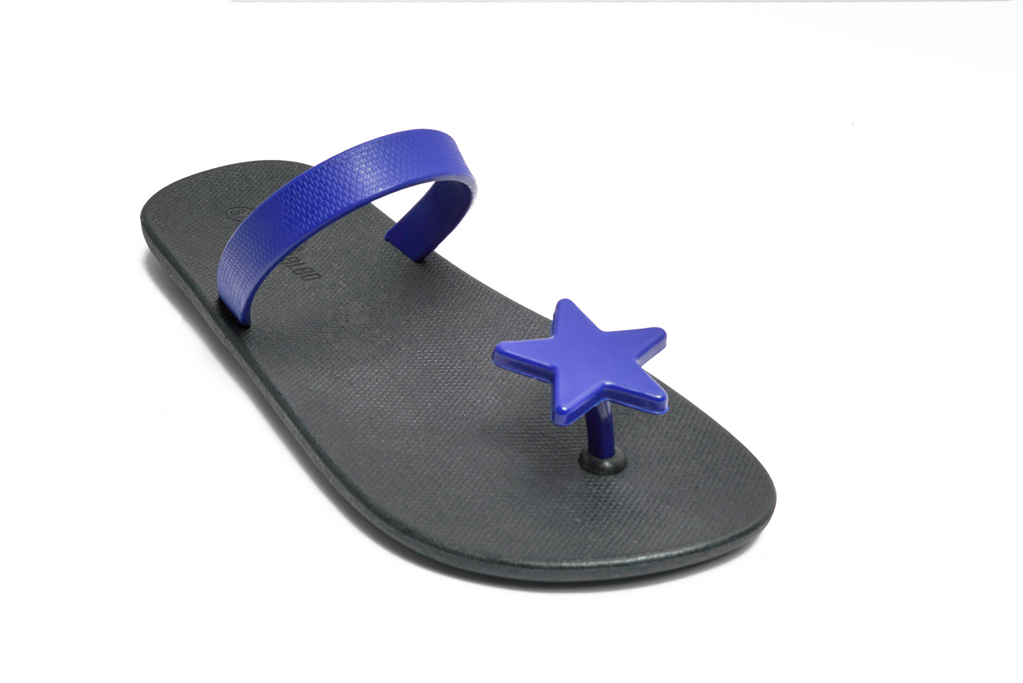 Poppi Star Black Sole Blue Strap