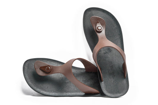 Candy Black Sole Brown Strap