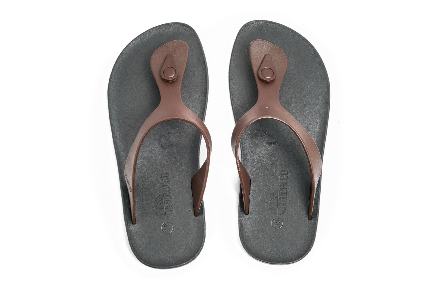 Candy Black Sole Brown Strap
