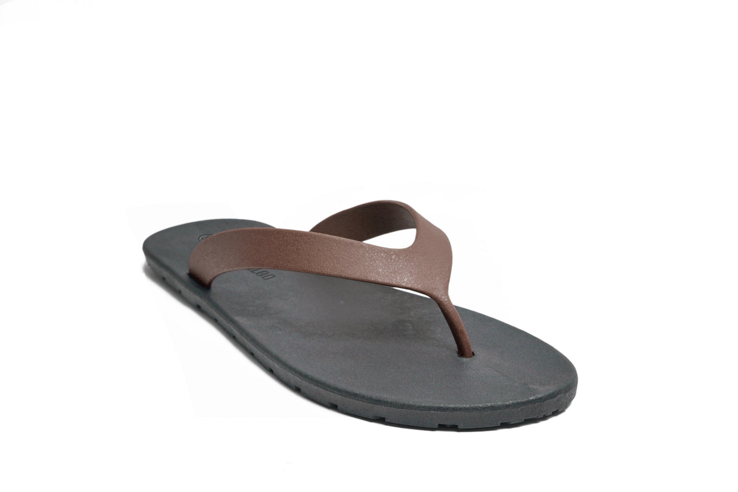 Flippy Black Sole Brown Strap