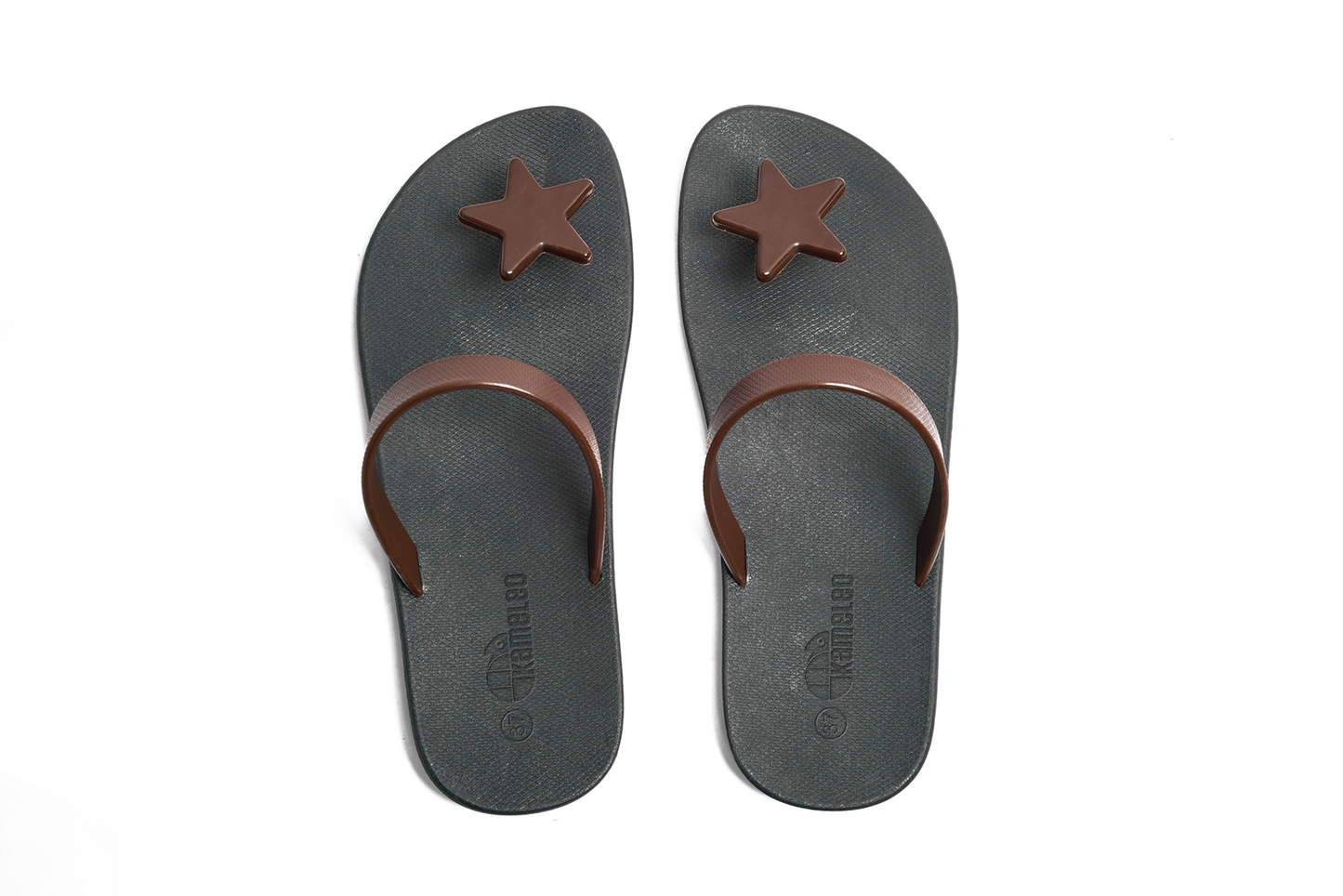 Poppi Star Black Sole Brown Strap