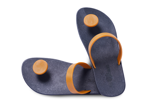 Poppi Dot Black Sole Caramel Strap