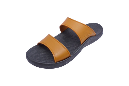 Twinny Black Sole Caramel Strap