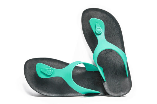 Candy Black Sole Green Strap