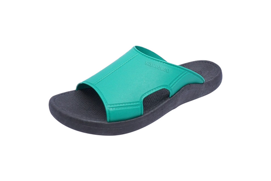 Jangy Black Sole Green Strap