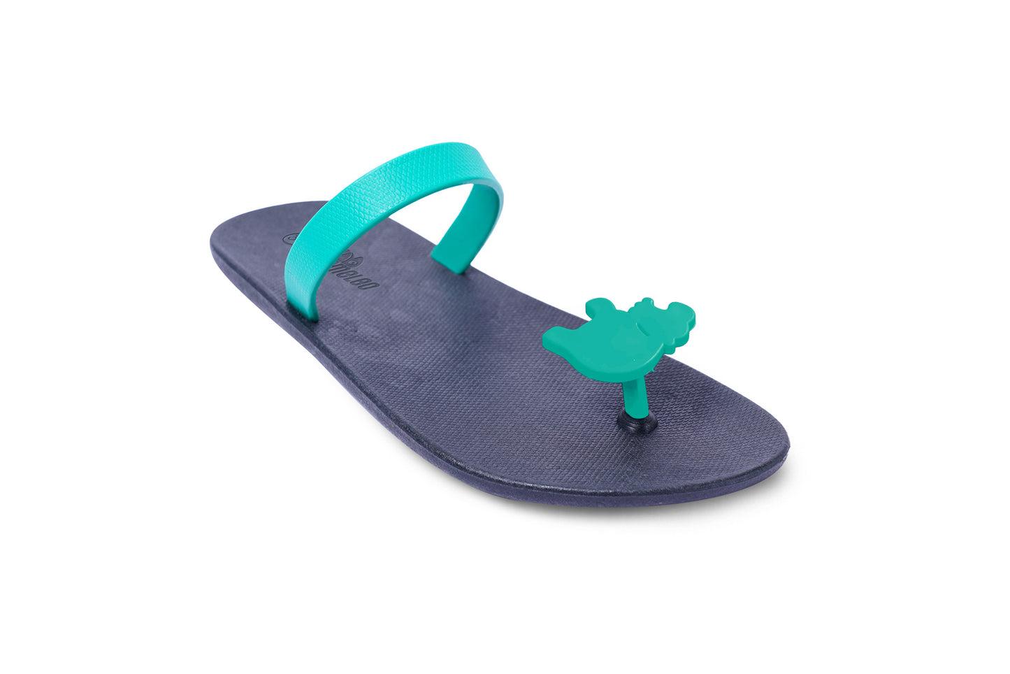 Poppi Hippo Black Sole Green Strap