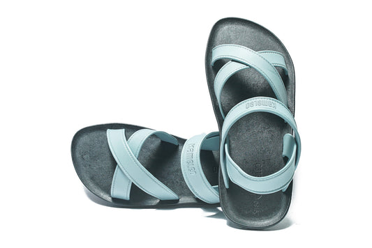 Cross Plus Kids Black Sole Grey Strap