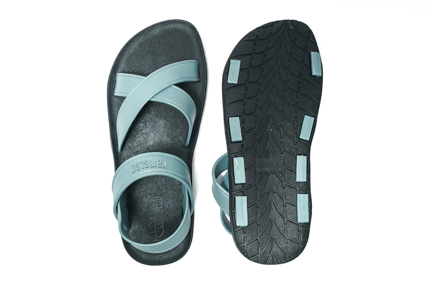 Cross Plus Kids Black Sole Grey Strap